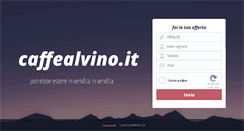 Desktop Screenshot of caffealvino.it